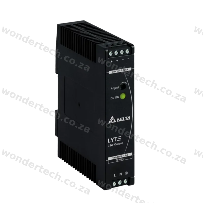 75w 48V DIN rail PSU for hardened POE switch.