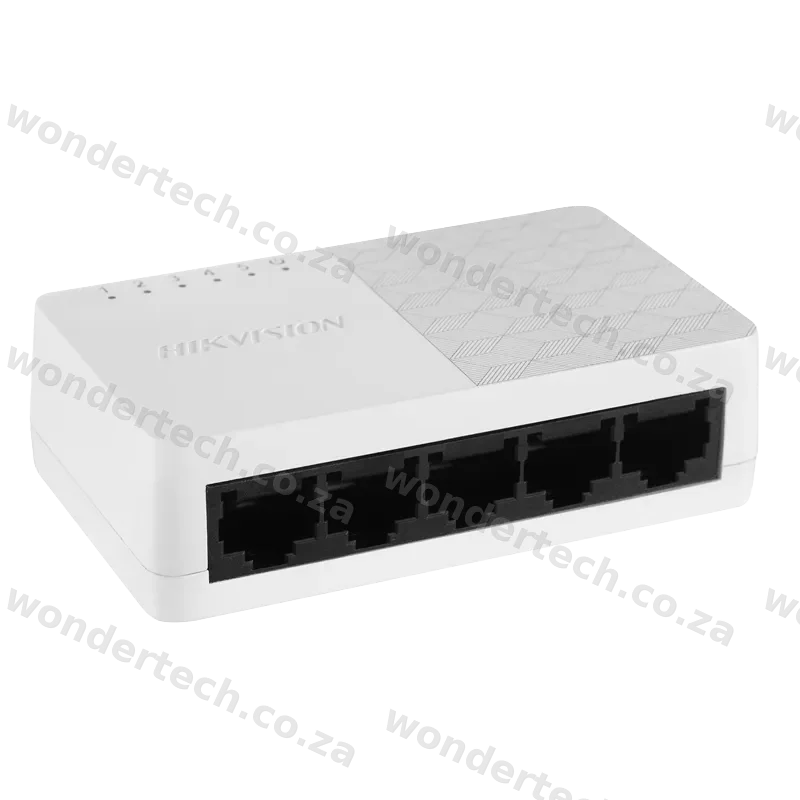 Hikvision 5 port Gigabit switch, plastic casing