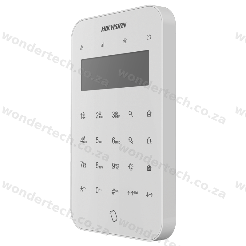 Wireless keypad with LCD screen