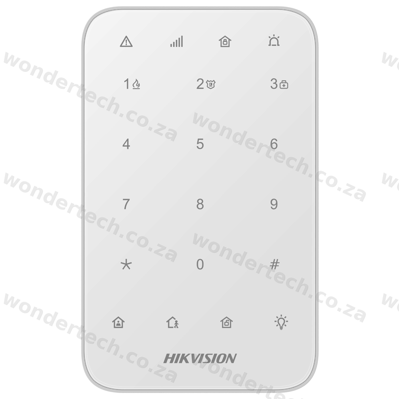 Wireless keypad  LED backlit keys