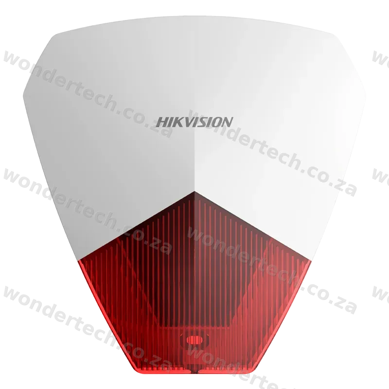 Hikvision wired external sounder - red