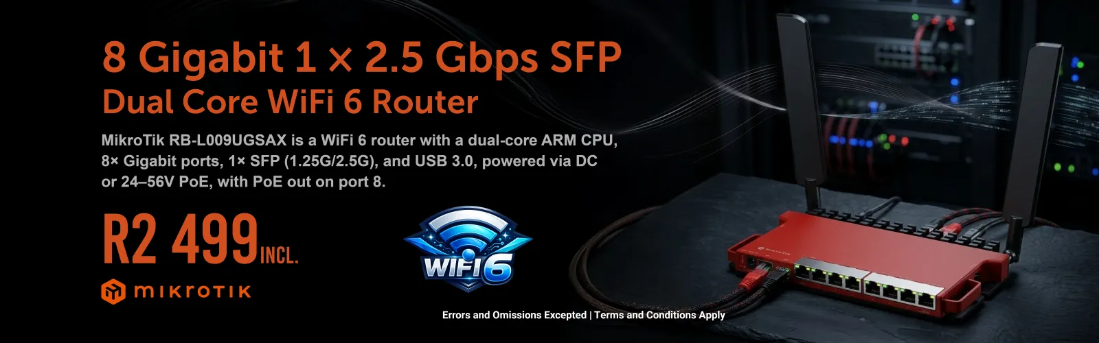 Mikrotik Dual Core Router Special